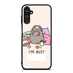PUSHEEN CAT I'M BUSY Samsung Galaxy A14 Case Cover