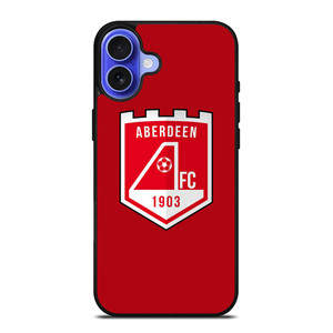 ABERDEEN FC FOOTBALL CLUB LOGO SCOTLAND iPhone 16 Case Cover