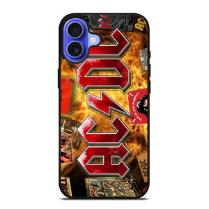 ACDC BAND LOGO ALBUM iPhone 16 Case Cover ACDC BAND LOGO ALBUM iPhone 16 Case Cover