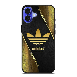 ADIDAS GOLD LOGO iPhone 16 Case Cover