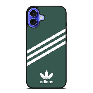 ADIDAS ORIGINALS STRIPES GREEN iPhone 16 Case Cover