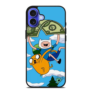 ADVENTURE TIME FINN AND JAKE MONEY iPhone 16 Case Cover