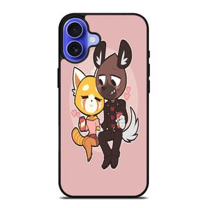 AGGRETSUKO FALLING IN LOVE iPhone 16 Case Cover AGGRETSUKO FALLING IN LOVE iPhone 16 Case Cover
