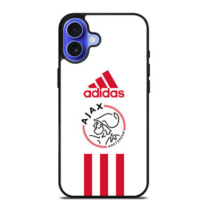 AJAX AMSTERDAM FC ADIDAS STRIPES iPhone 16 Case Cover AJAX AMSTERDAM FC ADIDAS STRIPES iPhone 16 Case Cover