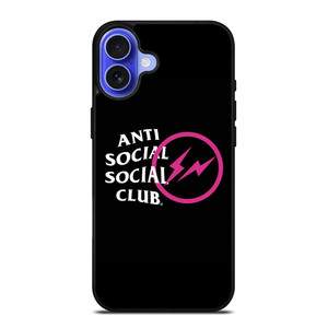 ANTI SOCIAL CLUB X FRAGMENT DESIGN iPhone 16 Case Cover ANTI SOCIAL CLUB X FRAGMENT DESIGN iPhone 16 Case Cover