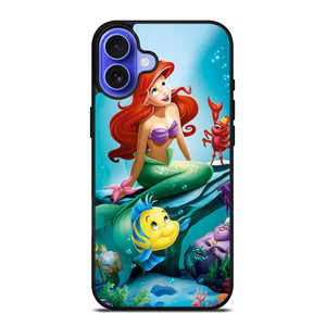 ARIEL LITTLE MERMAID DISNEY iPhone 16 Case Cover ARIEL LITTLE MERMAID DISNEY iPhone 16 Case Cover