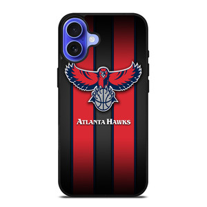 ATLANTA HAWKS STRIPE LOGO iPhone 16 Case Cover ATLANTA HAWKS STRIPE LOGO iPhone 16 Case Cover