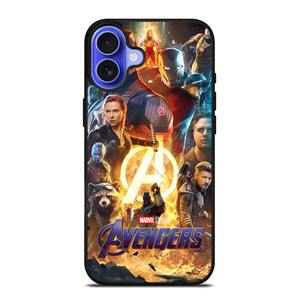 AVENGERS ENDGAME ALL HERO iPhone 16 Case Cover AVENGERS ENDGAME ALL HERO iPhone 16 Case Cover
