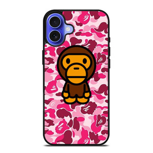 BABY MILO BAPE CAMO iPhone 16 Case Cover BABY MILO BAPE CAMO iPhone 16 Case Cover