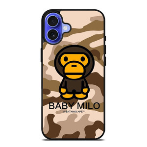 BABY MILO CAMO BAPE BATHING APE iPhone 16 Case Cover BABY MILO CAMO BAPE BATHING APE iPhone 16 Case Cover