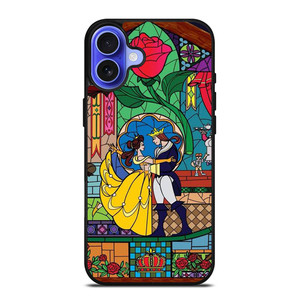 BEAUTY AND THE BEAST SETENED GLASS iPhone 16 Case Cover