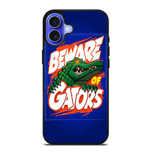 BEWARE OF FLORIDA GATORS FOOTBALL TEAM MASCOT iPhone 16 Case Cover