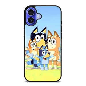 BLUEY CHARACTERS CARTOON iPhone 16 Case Cover