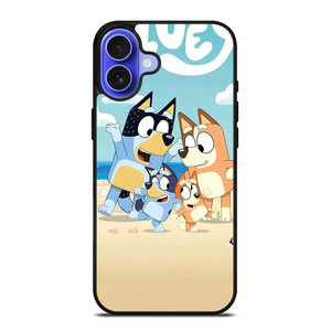 BLUEY HEELERS FAMILY CARTOON iPhone 16 Case Cover