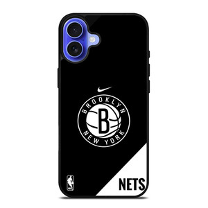 BROOKLYN NETS NIKE NBA LOGO iPhone 16 Case Cover BROOKLYN NETS NIKE NBA LOGO iPhone 16 Case Cover