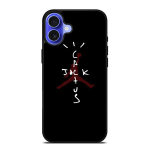 CACTUS JACK X JUMPMAN TRAVIS SCOTT iPhone 16 Case Cover CACTUS JACK X JUMPMAN TRAVIS SCOTT iPhone 16 Case Cover