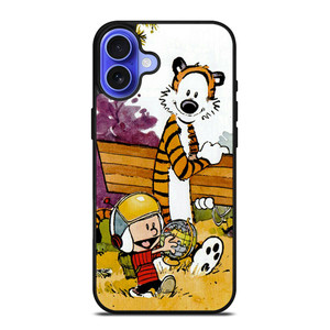 CALVIN AND HOBBES CARTOON iPhone 16 Case Cover