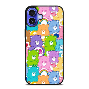 CARE BEARS COLLAGE iPhone 16 Case Cover CARE BEARS COLLAGE iPhone 16 Case Cover