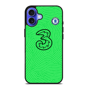 CHELSEA FC GOAL KEEPER JERSEY iPhone 16 Case Cover CHELSEA FC GOAL KEEPER JERSEY iPhone 16 Case Cover