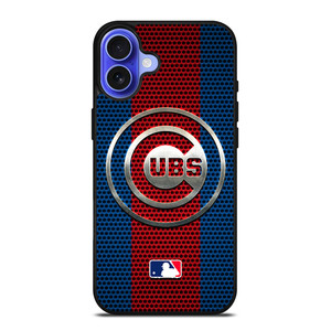 CHICAGO CUBS METAL LOGO iPhone 16 Case Cover