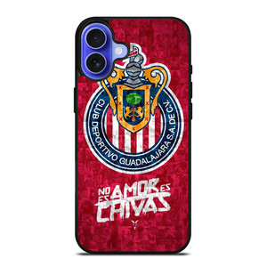 CHIVAS DE GUADALAJARA FOOTBALL CLUB LOGO iPhone 16 Case Cover CHIVAS DE GUADALAJARA FOOTBALL CLUB LOGO iPhone 16 Case Cover