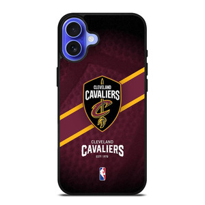 CLEVELAND CAVALIERS NBA TEAM iPhone 16 Case Cover CLEVELAND CAVALIERS NBA TEAM iPhone 16 Case Cover