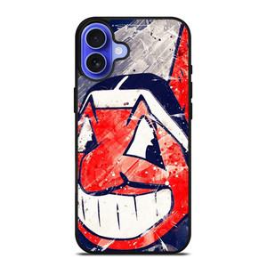 CLEVELAND INDIANS LOGO BASEBALL TEAM MLB ICON iPhone 16 Case Cover CLEVELAND INDIANS LOGO BASEBALL TEAM MLB ICON iPhone 16 Case Cover