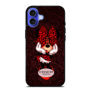 COACH MINNIE MOUSE NEW YORK iPhone 16 Case Cover