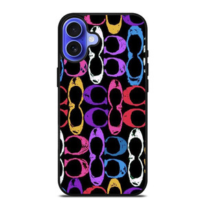 COACH NEW YORK ART LOGO iPhone 16 Case Cover COACH NEW YORK ART LOGO iPhone 16 Case Cover