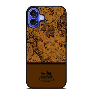 COACH NEW YORK BATIK iPhone 16 Case Cover COACH NEW YORK BATIK iPhone 16 Case Cover