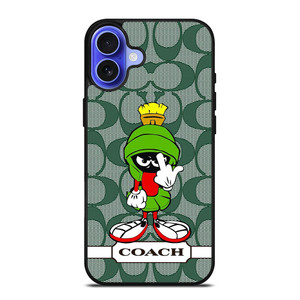 COACH NEW YORK LOGO MARVIN THE MARTIAN iPhone 16 Case Cover COACH NEW YORK LOGO MARVIN THE MARTIAN iPhone 16 Case Cover