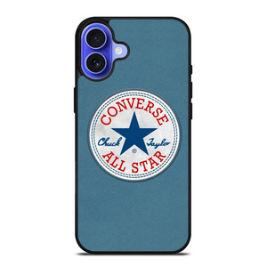 CONVERSE SNEAKERS LOGO BLUE iPhone 16 Case Cover