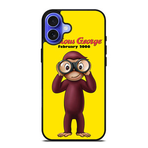 CURIOUS GEORGE CARTOON iPhone 16 Case Cover