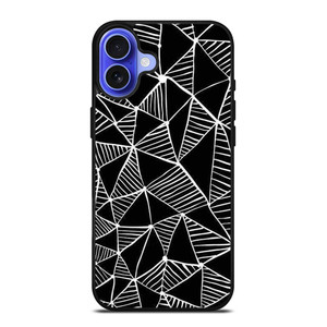 DARK TRIANGLE PATTERN iPhone 16 Case Cover