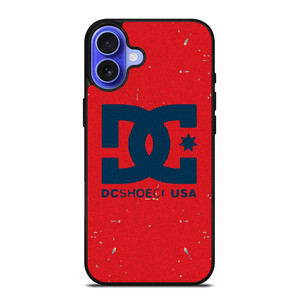 DC SHOE USA LOGO RED iPhone 16 Case Cover DC SHOE USA LOGO RED iPhone 16 Case Cover