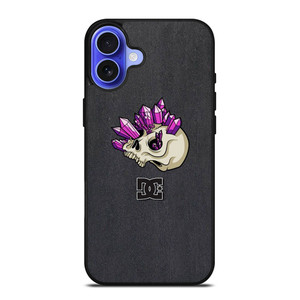 DC SHOES LOGO EMERALD SKULL iPhone 16 Case Cover
