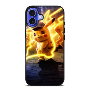 DETECTIVE PIKACHU POKEMON iPhone 16 Case Cover DETECTIVE PIKACHU POKEMON iPhone 16 Case Cover