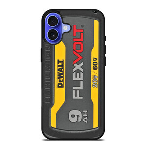 DEWALT 9 AH FLEX VOLT iPhone 16 Case Cover