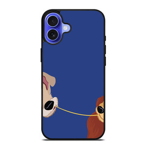 DISNEY LADY AND THE TRAMP CARTOON iPhone 16 Case Cover DISNEY LADY AND THE TRAMP CARTOON iPhone 16 Case Cover