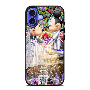 DISNEY MICKEY AND MINI MOUSE Wedding iPhone 16 Case Cover DISNEY MICKEY AND MINI MOUSE Wedding iPhone 16 Case Cover