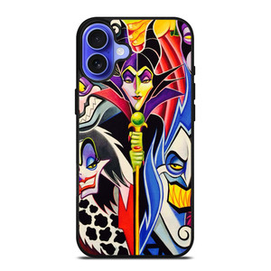 DISNEY VILLAINS CARTOON iPhone 16 Case Cover
