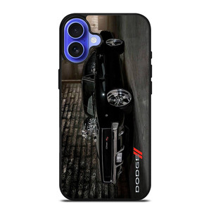 DODGE CHARGER BLACK CAR iPhone 16 Case Cover