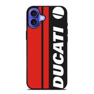 DUCATI MOTOR VERTICAL LOGO iPhone 16 Case Cover
