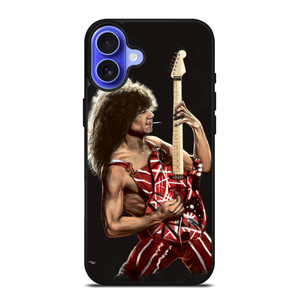 EDDIE VAN HALEN AND GUITAR iPhone 16 Case Cover