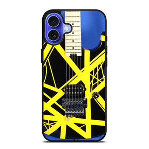 EDDIE VAN HALEN GUITAR YELLOW iPhone 16 Case Cover