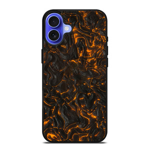 FIRE AND LAVA TEXTURES iPhone 16 Case Cover