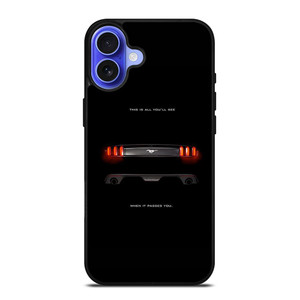 FORD MUSTANG CAR BACKLIGHT iPhone 16 Case Cover