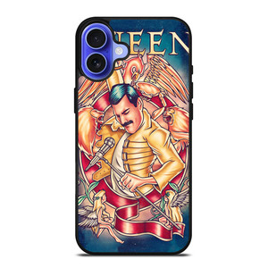 FREDDIE MERCURY QUEEN ART iPhone 16 Case Cover FREDDIE MERCURY QUEEN ART iPhone 16 Case Cover