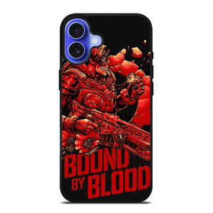GEARS OF WAR BOUND BY BLOOD iPhone 16 Case Cover GEARS OF WAR BOUND BY BLOOD iPhone 16 Case Cover