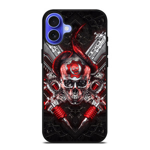GEARS OF WAR ENGINE SKULL iPhone 16 Case Cover GEARS OF WAR ENGINE SKULL iPhone 16 Case Cover